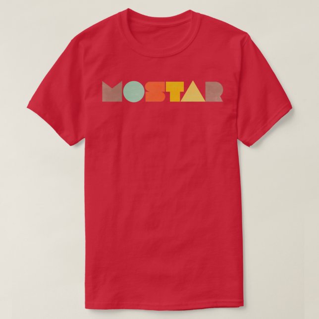 Camiseta Mostar Vintage (Frente do Design)