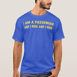 Camiseta Mostarda de passageiros