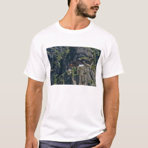 Camiseta Mosteiro Taktsang no penhasco, Paro, Butão