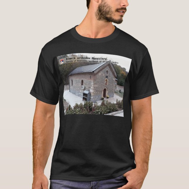 Camiseta MOSTEIROS SÉRVIOS - Mosteiro ortodoxo de Nimnik (Frente)