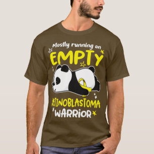 Camiseta Mostly Running On Empty Retinoblastoma Warrior2