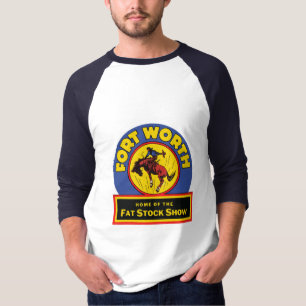 Camiseta Mostra conservada em estoque gorda de Fort Worth