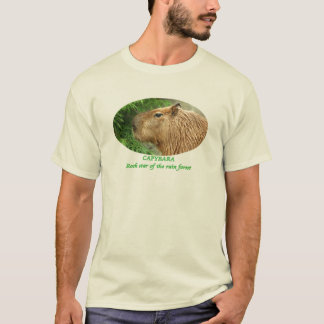 Camiseta Mostra do Capybara T algum amor para o roedor o