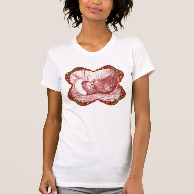 Camiseta Mostrar corridas em vermelho (Frente)