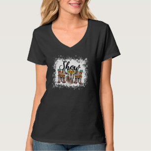Camiseta Mostrar Mamãe Cabra Mãe Floral País Vida Rural Faz