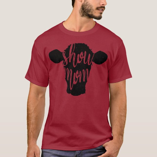 Camiseta MOSTRAR MOM Vinha Mostra Pecuária Bovinos (Frente)