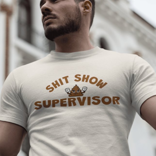 Camiseta Mostrar T-Shirt Engraçado Com Supervisor (Criador carregado)