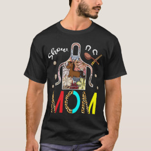 Camiseta Mostre à mãe o Farmador de Cozinhar Floral Apron H