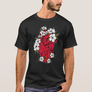 Camiseta Mostre Ao Seu Amor O Seu Coração Anatômico E