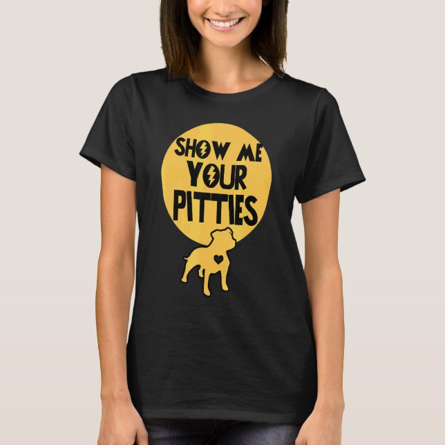 Camiseta Mostre-me a sua Pitbull 1 (Frente)