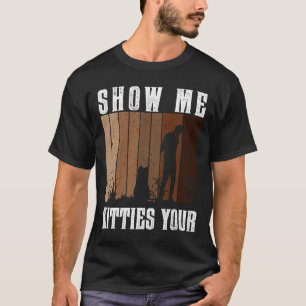 Camiseta mostre-me gatinhos