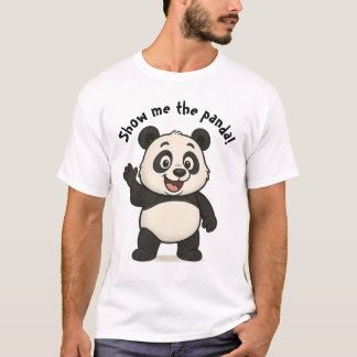 Camiseta Mostre-me o Panda!