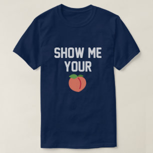CAMISETA MOSTRE-ME O SEU BUMBUM PEACH