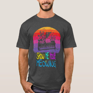 Camiseta Mostre-Me Seu Cats Medidor Música Ragdoll Muscull 