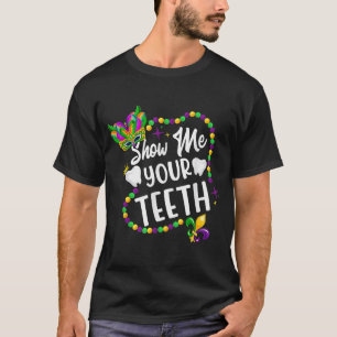 Camiseta Mostre-Me Seus Dentes De Mulheres Dentárias Homens