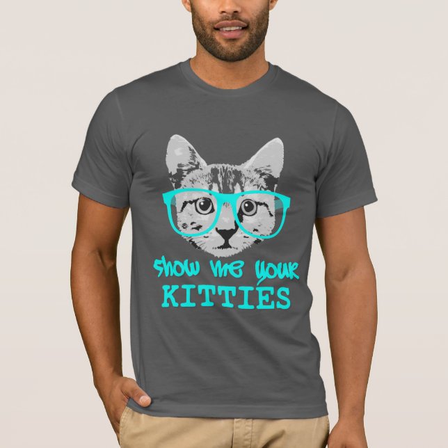 Camiseta Mostre-me seus gatinhos (Frente)