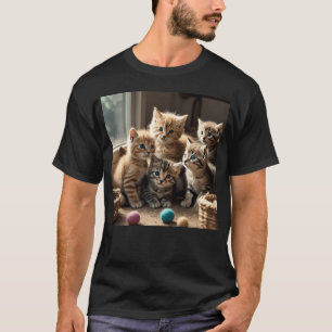 Camiseta mostre-me seus gatinhos garota