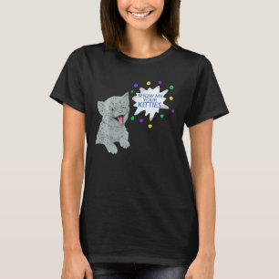 Camiseta Mostre-me seus Gatinhos Gráfico de Gato Engraçado