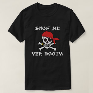 Camiseta Mostre-me sua bootada - Adulto Engraçado Jolly Ro