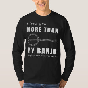 Camiseta Mostre seu amor com humor - Eu te amo mais que B