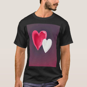 Camiseta Mostre seu amor Meu coração pertence a você e apen