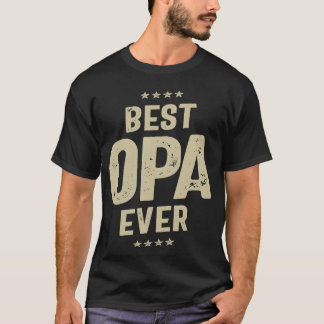 Camiseta Mostre Seu Amor Pelo Vovô Com a Melhor Opa Já meni
