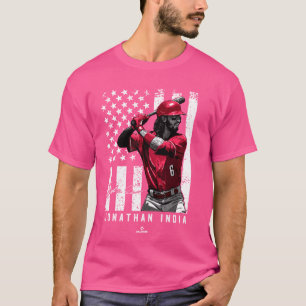 Camiseta Mostre seu orgulho Jonathan India Cincinnati MLBPA
