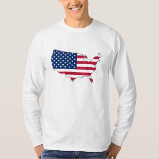 Camiseta Mostre seu patriotismo! Os EUA traçam &