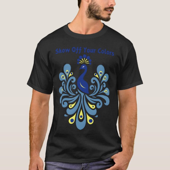 Camiseta Mostre seus amigos de Cores (Frente)