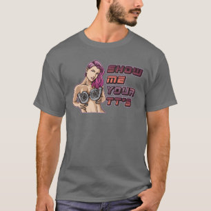 Camiseta Mostre SeuTs Presente de Jogo de Palavras de Carro