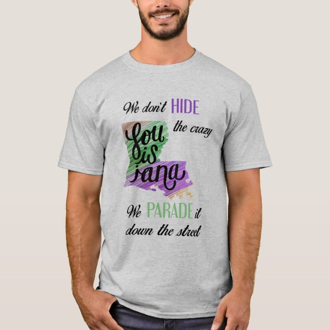 Camiseta Mostre sua loucura com nossa diversão do que camis (Frente)