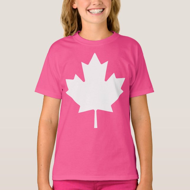 Camiseta Mostre suas cores - Canadá (Frente)
