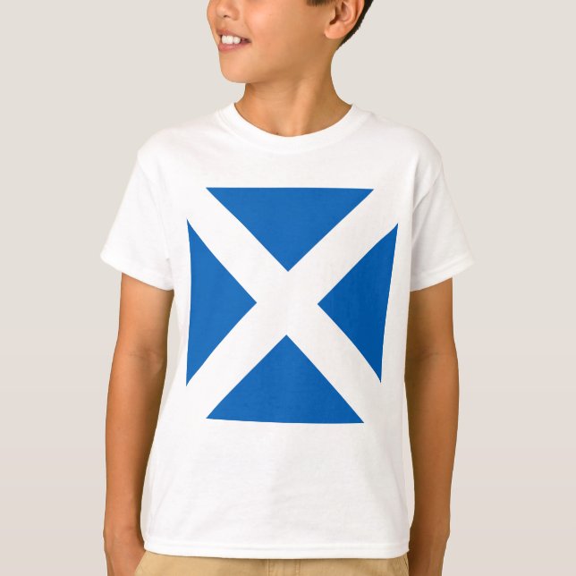 Camiseta Mostre suas cores – Escócia (Frente)