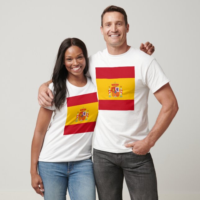 Camiseta Mostre suas cores - Espanha (Unissex)