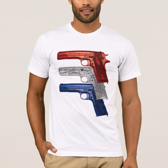 Camiseta Mostre suas cores: T-shirt 1911 do potro (Frente)