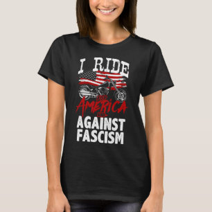 Camiseta Mota anti-Trump resiste contra protesto do fascism