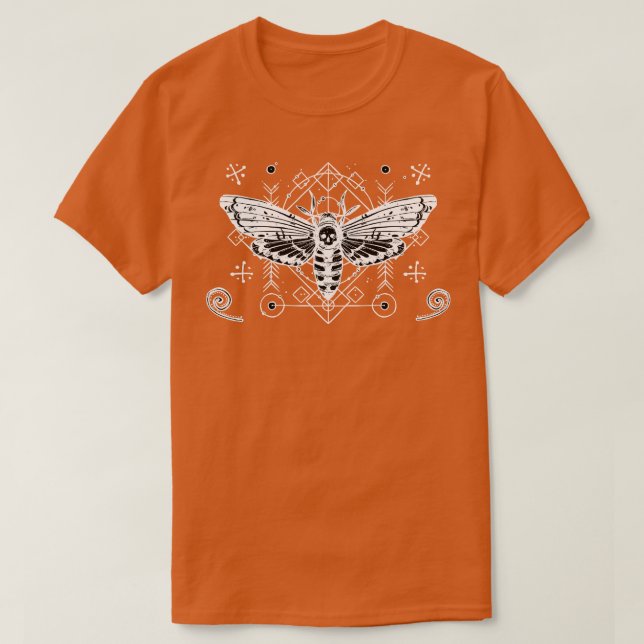 Camiseta Moth Chalkboard (Frente do Design)