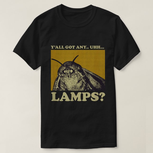 Camiseta Moth Meme Lamp Seeker Funny Design (Frente do Design)