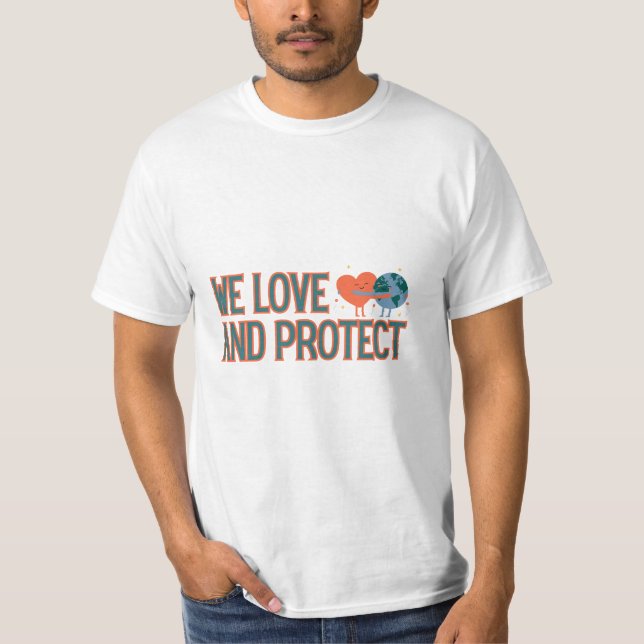 Camiseta Mother Earth we love and protect (Frente)