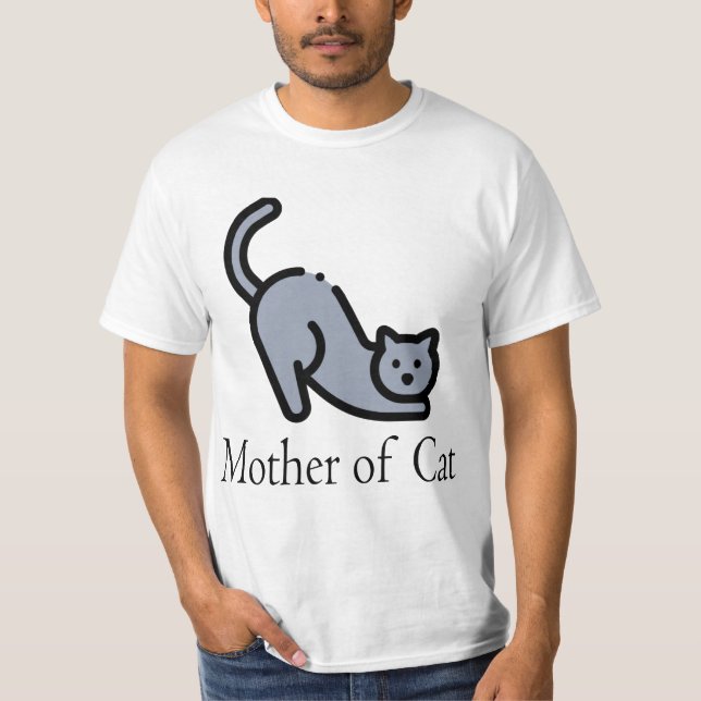 Camiseta Mother Of Cat (Frente)