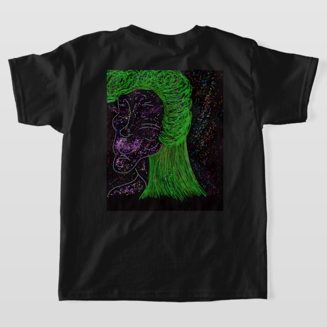 Camiseta Mother of Galaxies T-Shirt (Postura das costas)