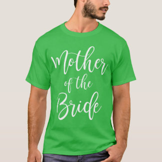 Camiseta Mother ofhe Bride Wedding Mom Bridal Parrty vintag