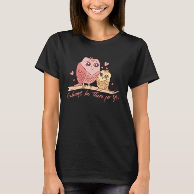 Camiseta Mother Owl Bird Family Quotes (Frente)