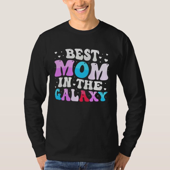Camiseta Mother s Day 2023 Best Mom in the Galaxy Science F (Frente)