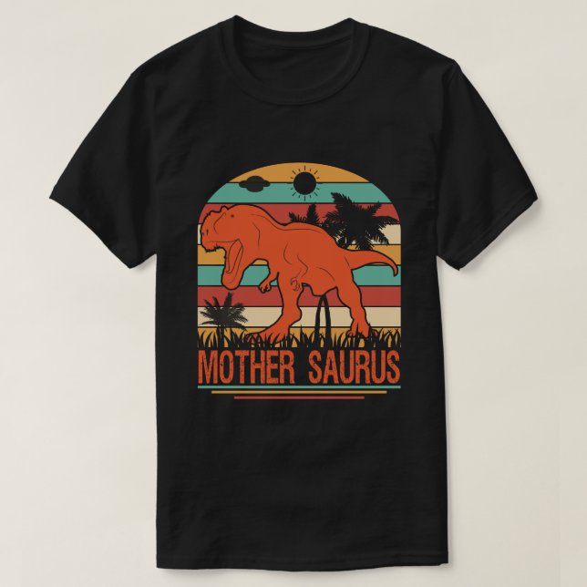 Camiseta MOTHER SAURUS Dinosaur Vintage (Frente do Design)