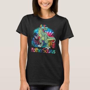 Camiseta Mothersaurus Rex Dinosaur Tie Dye Saurus Madre