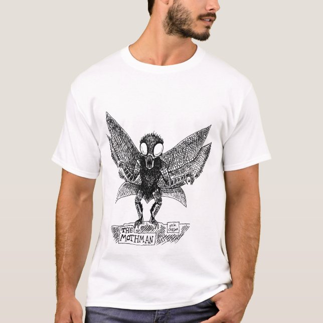 CAMISETA MOTHMAN (Frente)