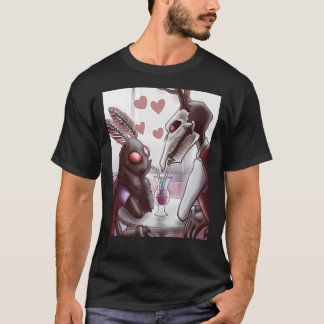 Camiseta Mothman e Jersey Devil em um encontro Gráfico T-Sh