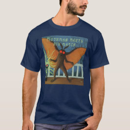 Camiseta Mothman Encontra Sua Correspondência