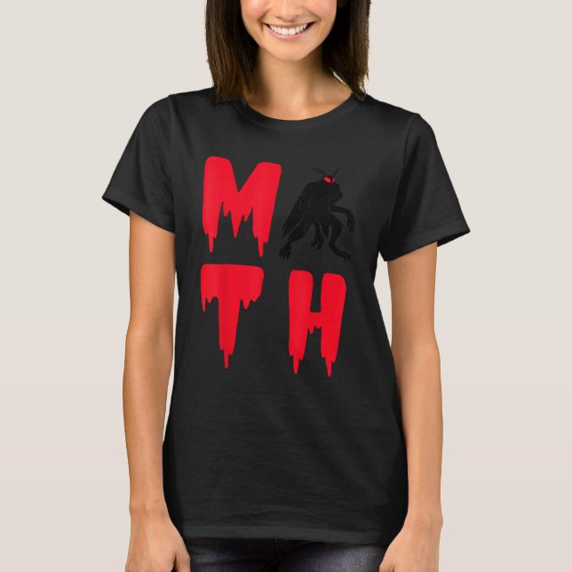 Camiseta Mothman Folklore Moth Creature Cryptozoology Crypt (Frente)